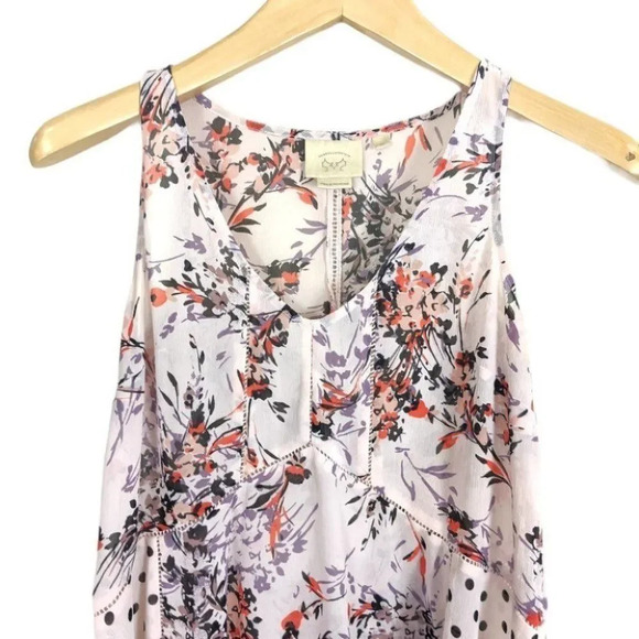 Anthropologie Vanessa Virginia Garden Pop Blouse - Picture 6 of 7